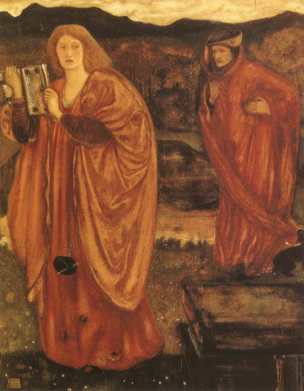 Sir Edward Coley Burne-Jones Merlin and Nimue France oil painting art